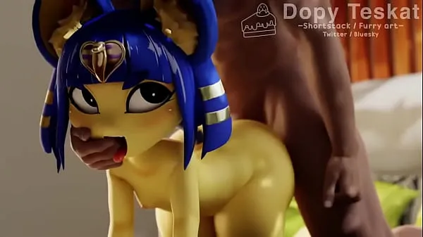 New Ankha giving it to the black guy fine Tube