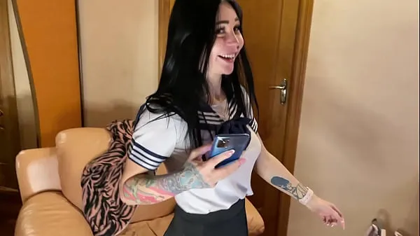 New Russian girl laughing of small penis pic received fine Tube