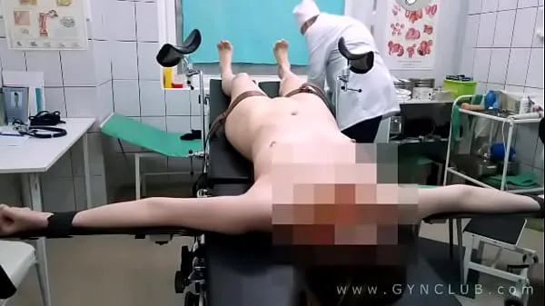 Novo Gyno orgasm on gyno chair tubo fino