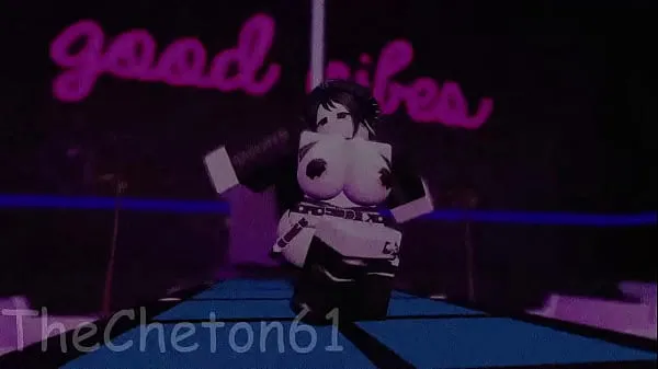 Uusi Roblox Strip Club Experience, a slut dances in the Strip Club and gets fucked by a huge cock hieno tuubi