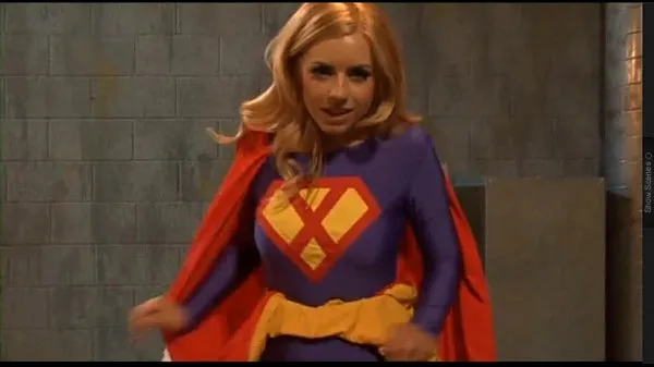 Nouveau Supergirl héroïne cosplay tube fin